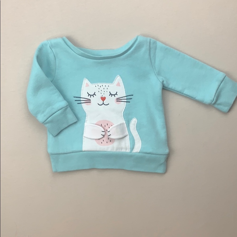 Adorable Peek-a-Boo Kitty Sweatshirt